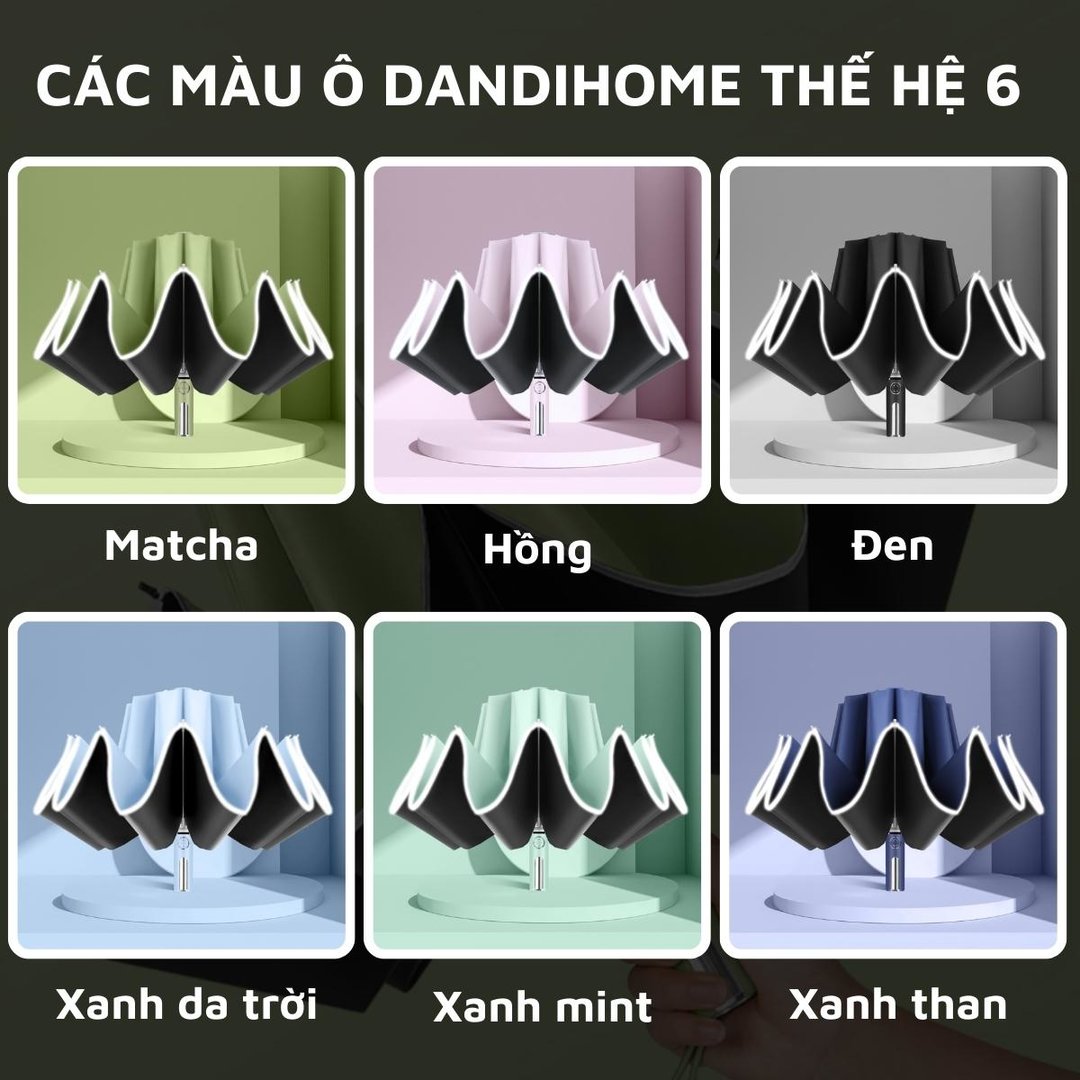 Ô tự động DandiHome để đi mưa, đi nắng (3).jpg