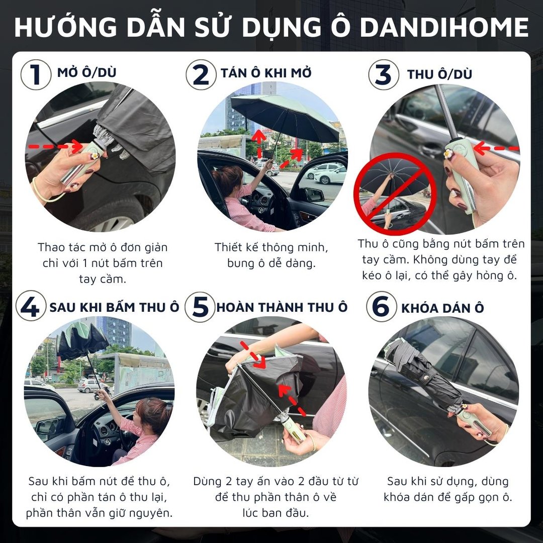 Ô tự động DandiHome để đi mưa, đi nắng (8).jpg