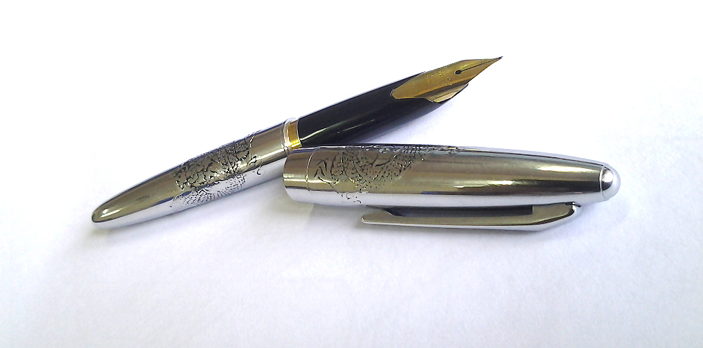 Pilot Custom Silver Dragon Fountain pen (3).jpg