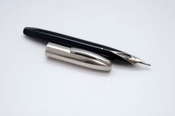Sheaffer-PFM-II-Stainless-Steel-Cap-Black-Body-Palladium-Snorkel-PdAg-3.jpg