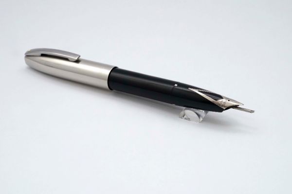 Sheaffer-PFM-II-Stainless-Steel-Cap-Black-Body-Palladium-Snorkel-PdAg-4.jpg