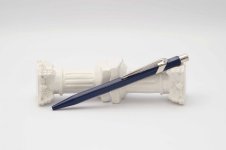 Caran-DAche-849-Classic-Sapphire-Blue-Ballpoint Pen-1.jpg