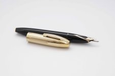 Sheaffer-PFM-V-Snorkel-Black-Gold-Filled-Cap-2.jpg